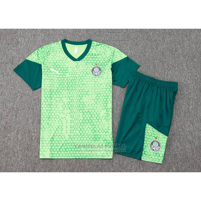 Fato de Treino Palmeiras Manga Curta 2024-2025 Verde - Calcas Curta